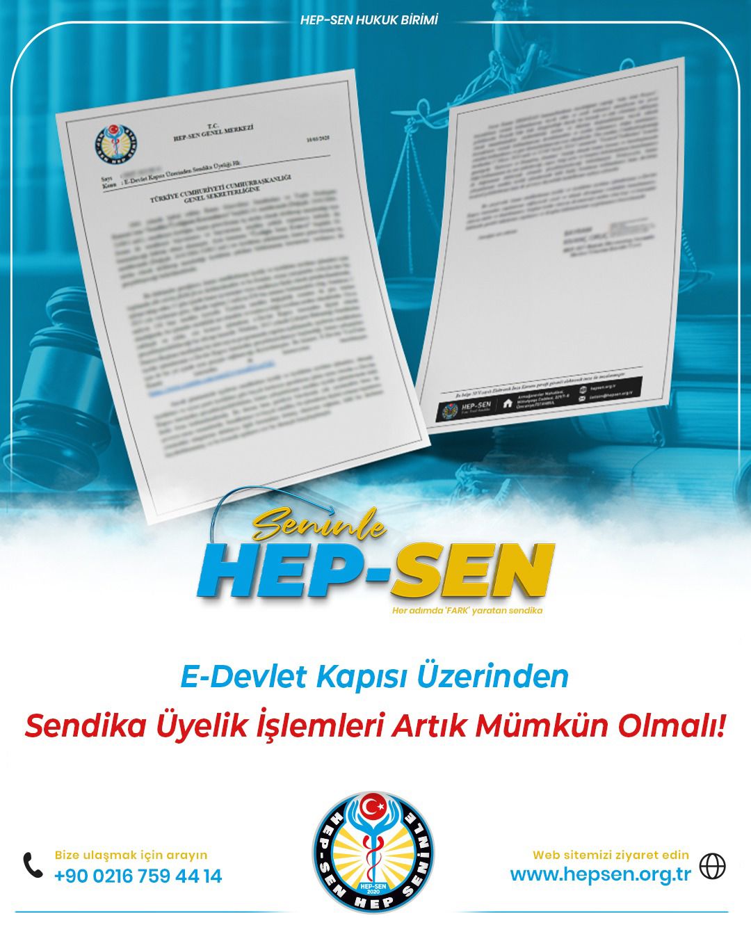 E-Devlet Kapısı Üzerinden Sendika Üyelik İşlemleri Artık Mümkün Olmalı